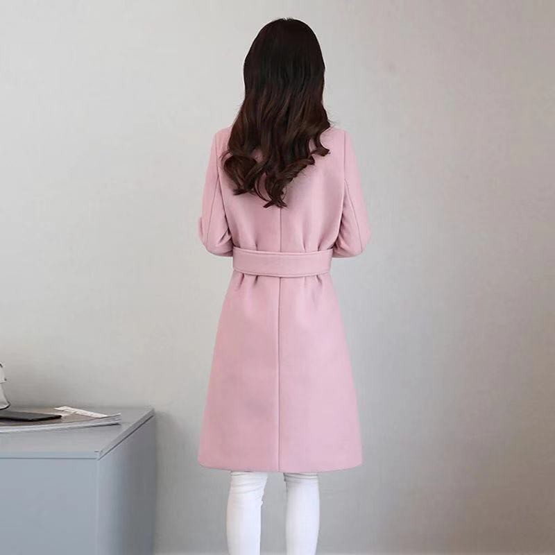 pretty20222022 Plus Size Autumn Winter Women coat Mid Thigh Jacket Slim