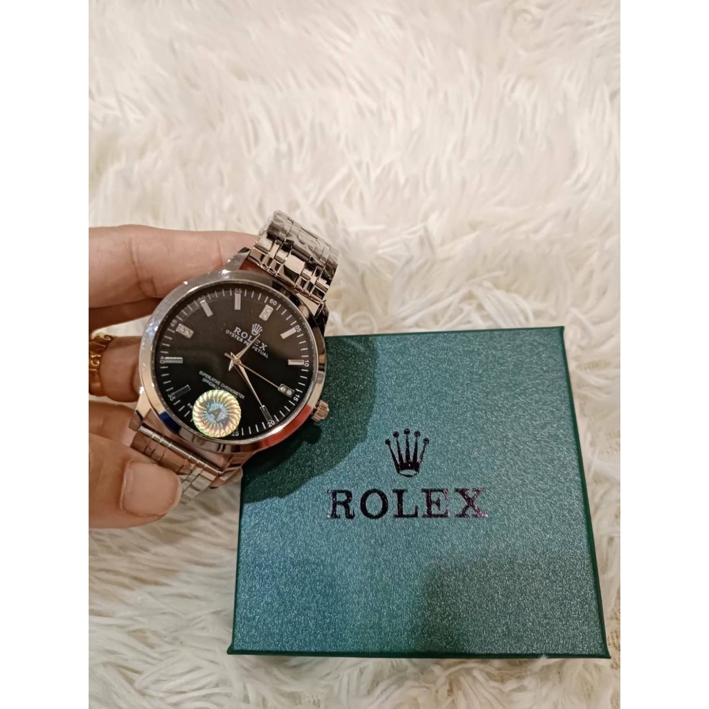 ✅พร้อมส่ง✅ นาฬิกา ROLEX สไตล์สุดหรู ใส่ได้ทั้งชายและหญิง มีกล่อง