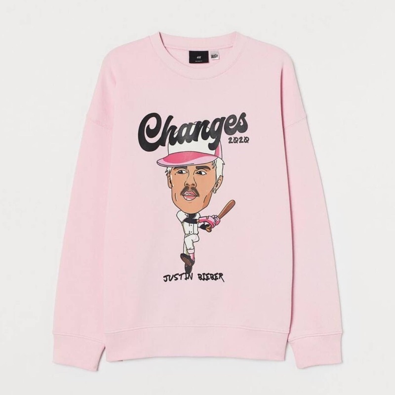 CREWNECK H/M JUSTIN BIEBER ช้าง