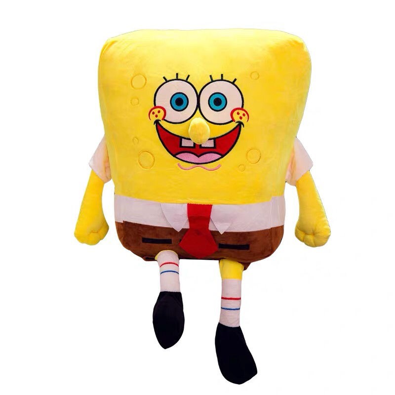 SpongeBob Doll Pie Big Star Plush Toy Creative Cute Pillow Ragdoll ...