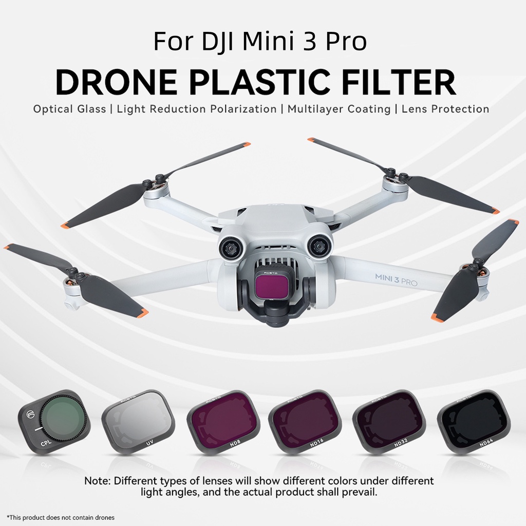 สําหรับ DJI Mini 3 Pro ปรับ PL Optical Filter CPL ND8/16/32/64 กรอง