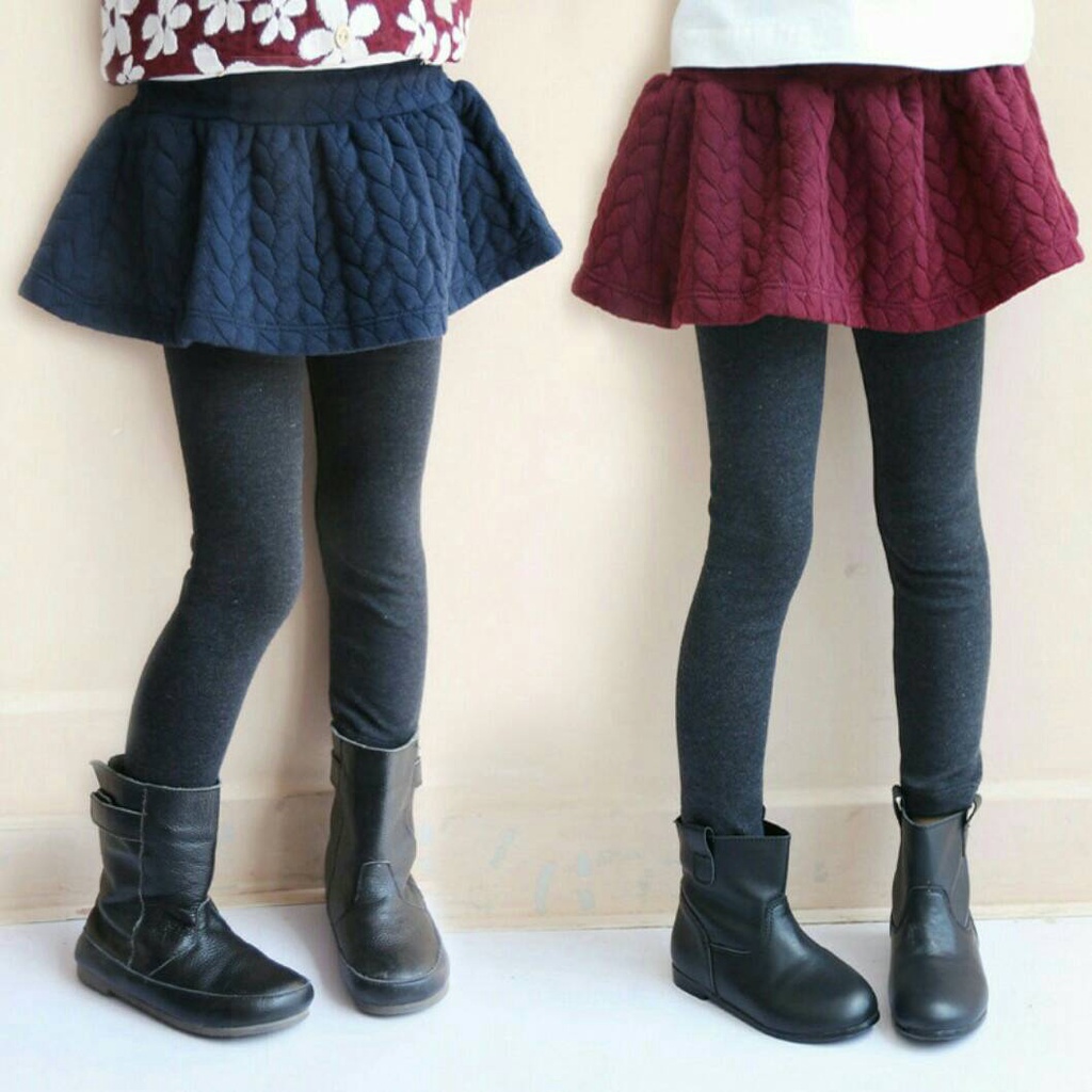 🌲 พร้อมส่งจ้า 🌲 กางเกงเลคกิ้งสาวน้อย กางเกงเลคกิ้งเด็กหญิง ด้านในเป็นขนนุ่ม ใส่อุ่น