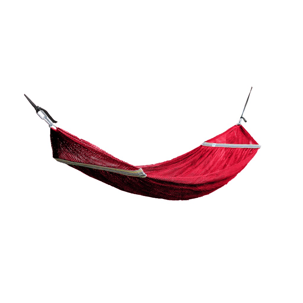 เปล เปลญวน มีหูแขวนโครงเหล็ก ผ้านิ่ม เนื้อเหนียว มีรูระบายอากาศ เปล เปลนอน เปลไกว เปลญวนผู้ใหญ่ เปลนอนผู้ใหญ่ เปลผ้า - รูปที่ 4