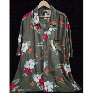 เสื้อฮาวาย#เสื้อวินเทจ#เสื้อไซส์ใหญ่#เสื้อโอเวอร์ไซส์  สภาพ 95%