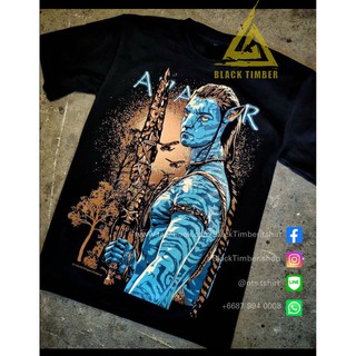 BT 135 Avatar เสื้อยืด สีดำ BT Black Timber T-Shirt ผ้าคอตตอน สกรีนลายแน่น S M L XL XXL