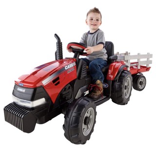 รถแบตเตอรี่ Peg Perego Case IH Magnum Tractor/Trailer