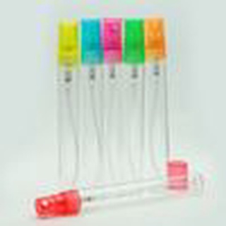 ขวดปากกาใส ฝาคละสี ขนาด 10 ml. รหัสสินค้า S12-K