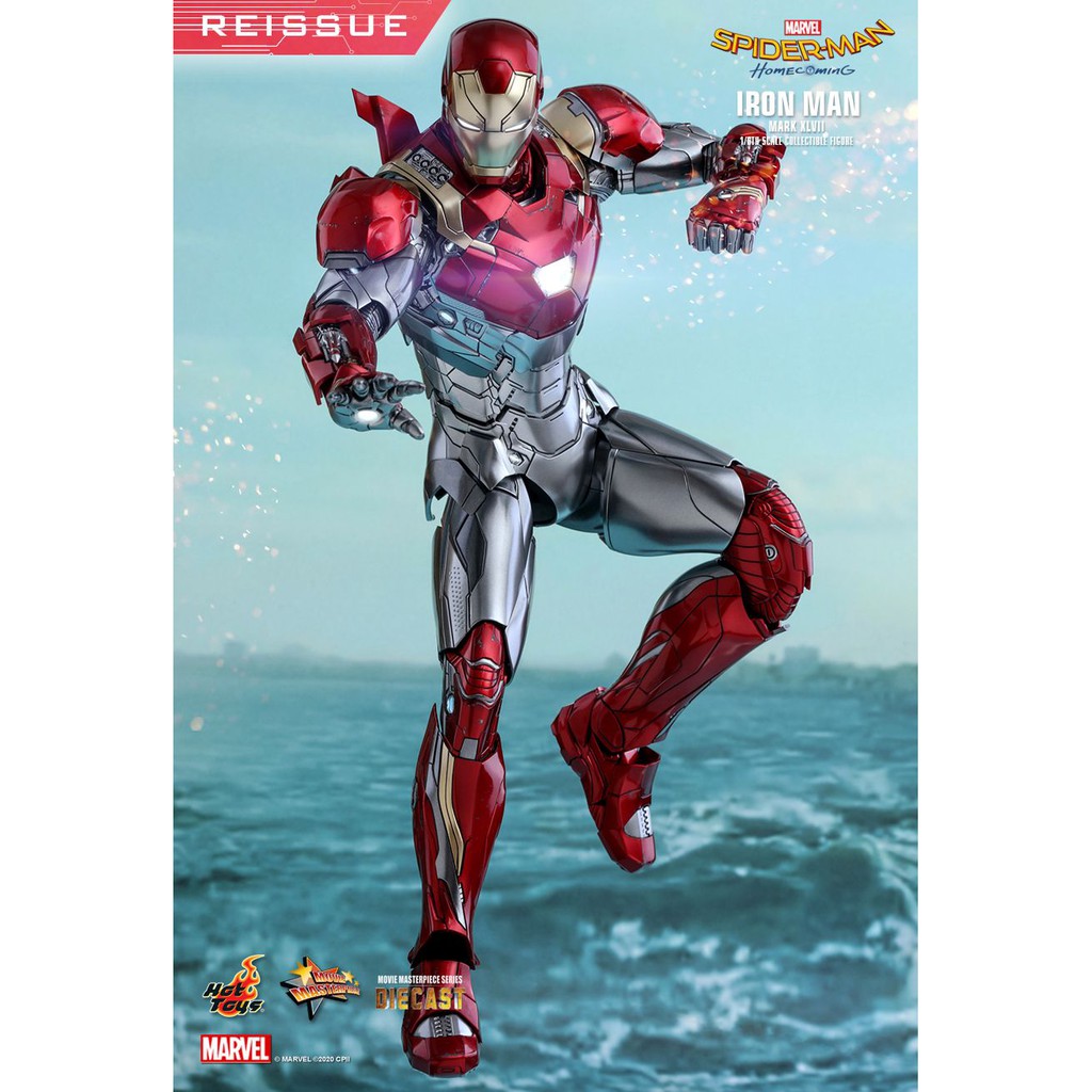 ฟิกเกอร์ ของสะสม Hot Toys MMS427D19 Spider-Man: Homecoming - Iron Man Mark XLVII (RE)