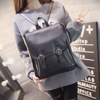 กระเป๋าสะพายหลัง กระเป๋าเป้ กระเป๋าแฟชั่นผู้หญิง รุ่น BA-023 (สีดำ)