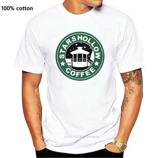 New tops100% Cotton summer Gilmore Stars Hollow Coffee T Shirt Humor Famous Designs Vintage Size L Unisex Style Shirt T5