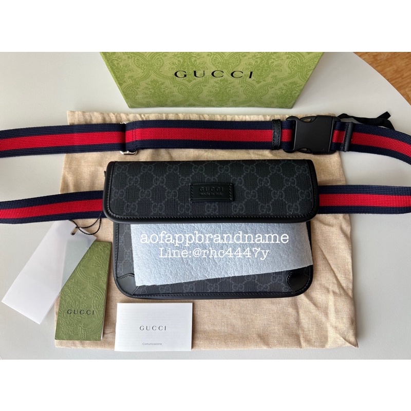 แท้💯 New gucci supreme belt bag รุ่นฮอตฮิต