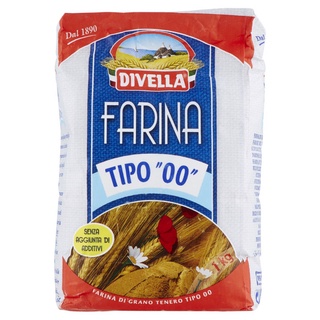 ดีเวลล่า ฟารีนา เเป้งอเนกประสงค์ ทิโป เบอร์ 00 1 กิโลกรัม - Divella Farina Plain Flour Tipo 00 1kg