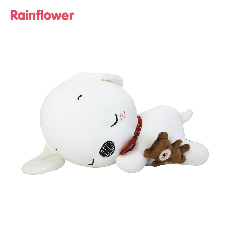 Rainflower ตุ๊กตาสุนัขเรนคุงตัวนุ่ม (ท่านอน) — صورة 3