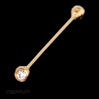 [PREDOLO2] Brooch Pin Lapel Stick Suit Pin Collar Bar Clasp Bar Rhinestone Jewelry