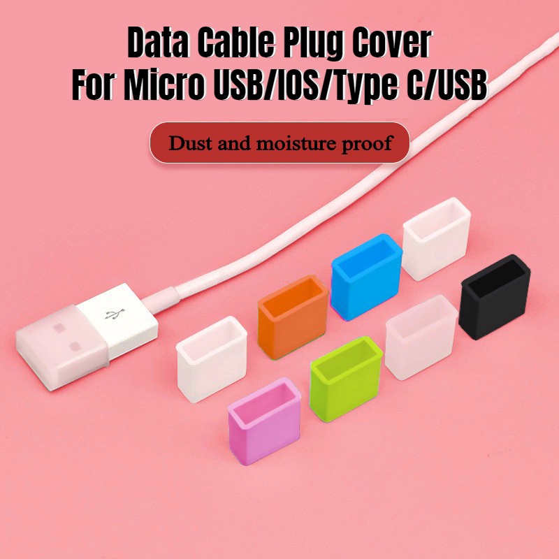3 ชิ้น สําหรับ Micro USB/IOS/Type C/USB สายเคเบิลข้อมูล ปลั๊ก กันฝุ่น ซิลิโคน ฝาครอบ / ป้องกันฝุ่น สายเคเบิล อะแดปเตอร์ ปลั๊ก ฝาครอบป้องกัน ราคา ถูกที่สุด ดีลบีเคเค แกลเลอรีภาพที่ 3