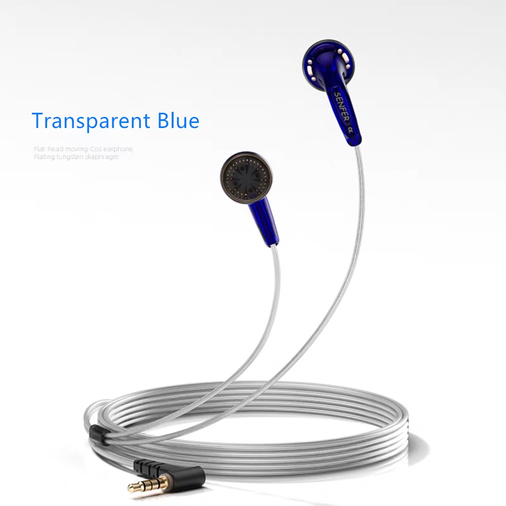 Senfer Seahawk No.1 Flat MX500 Earbuds Flat-Head Dynamic Plating ทังสเตนไดอะแฟรมไดร ์ เวอร ์