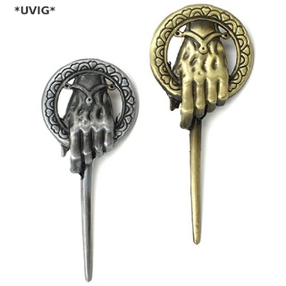 Uvig ใหม่ เข็มกลัด ลาย Game of Thrones Hand of the King Lapel Replica สําหรับแต่งกาย
เข็มกลัด ขนาดเล็ก ลาย The King of The New and Fascinating Game of Thrones
