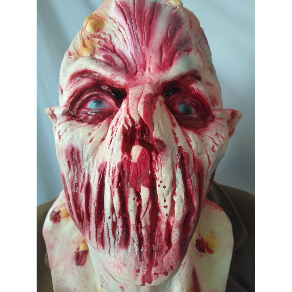 (ITEMS HAVE ARRIVED) - Scary MASK - ZOMBIE STITCHED MASK - HALLOWEEN COSTUME MASK