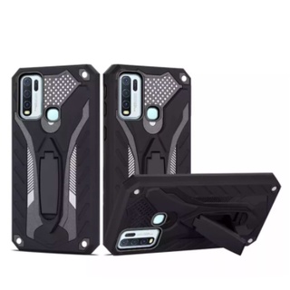 Case Vivo Y15 เคสโทรศัพท์ วีโว่ เคสนิ่ม TPU เคสหุ่นยนต์ เคสไฮบริด มีขาตั้ง Robot Case เคสกันกระแทก
