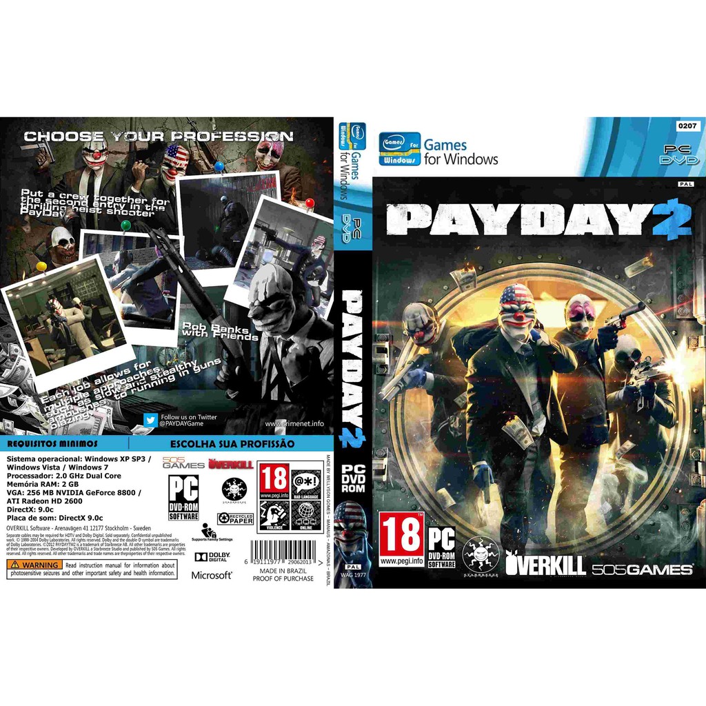 (ดีวีดีพีซี) PayDay 2