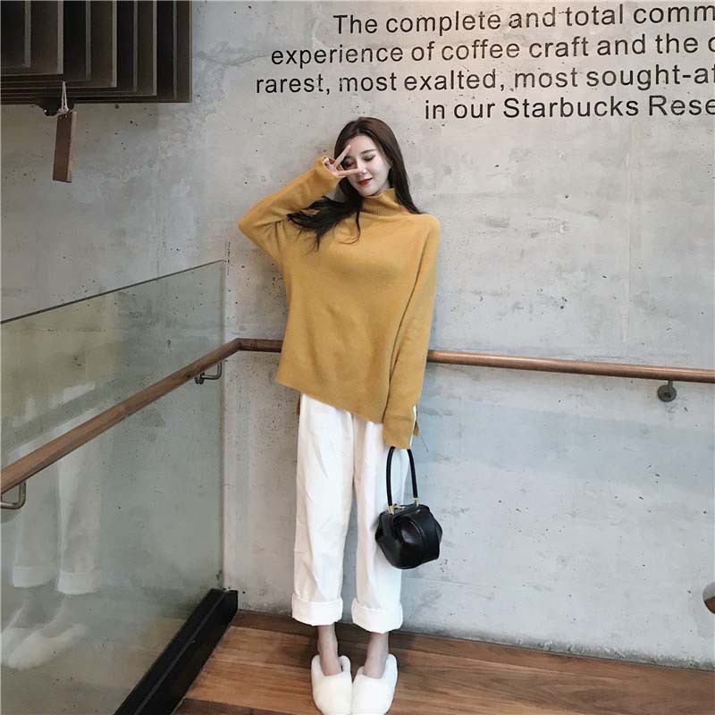 version waist of Ulzzang, Korean New the is Mya 2018 high autumn/Winter Tide