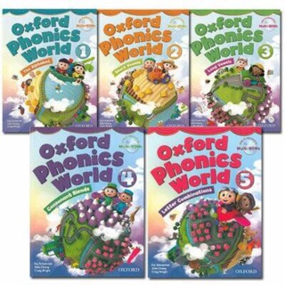 สื่อสอนโฟนิค แผ่น Dvd ไฟล์ Oxford Phonics World 1-5