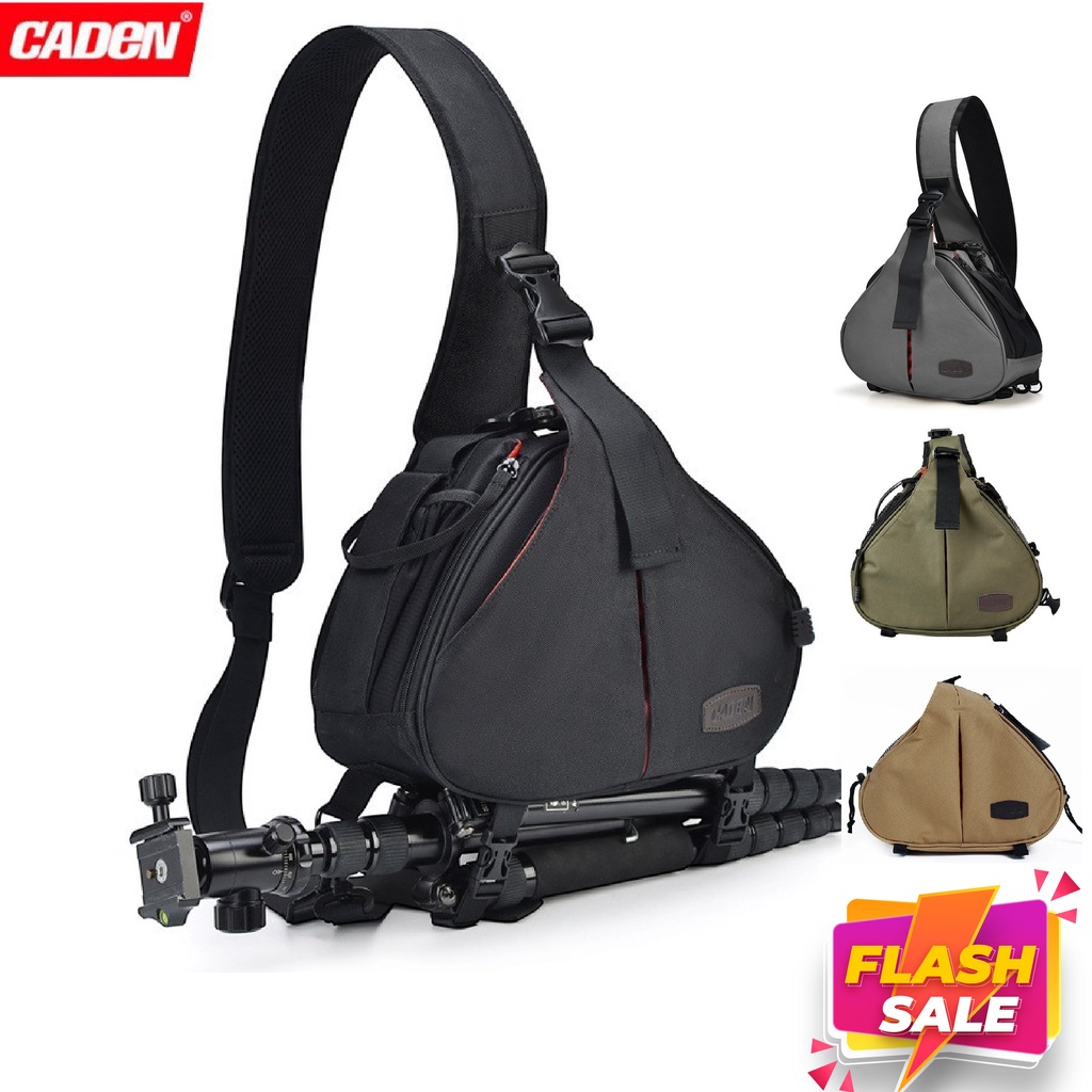 พร้อมส่ง กระเป๋ากล้อง Camera Bag Dslr/Mirrorless CADEN รุ่น K1 สำหรับ canon nikon sony fuji olympus คุณภาพดีมาก