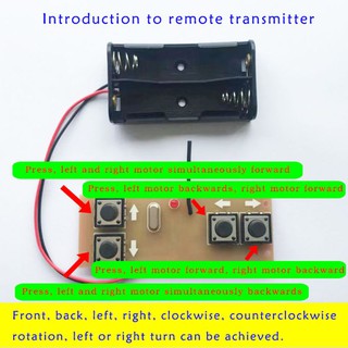 แผงวงจรโมดูล 4-Channel 2.4 G สำหรับ RC Model