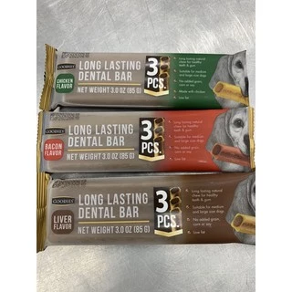 ขนมขัดฟันสุนัข Goodies Dental Bar ขนาด 85 กรัม Goodies Long Lasting เดนทอลบาร์ ขนมขัดฟันสุนัข