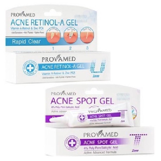 ครีมแต้มสิว Provamed Acne Retinol-a gel 10g และ Provamed Acne Spot Gel 10g พร้อมส่ง