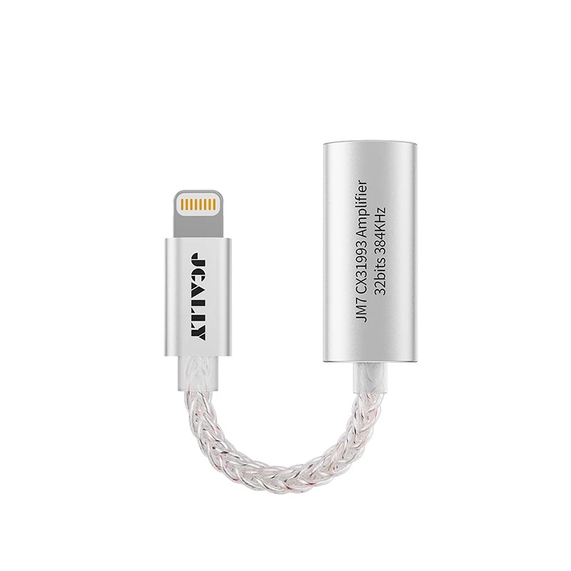 Jcally JM7 สายสัญญาณเสียงดิจิทัล USB TypeC เป็น 3.5 มม. DAC CX31993 สําหรับ Android Apple อะแดปเตอร์