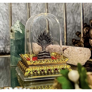 องค์พญานาค 9 เศียรในครอบแก้ว ขนาด 1.5 นิ้ว โภคทรัพย์ เงินทอง…