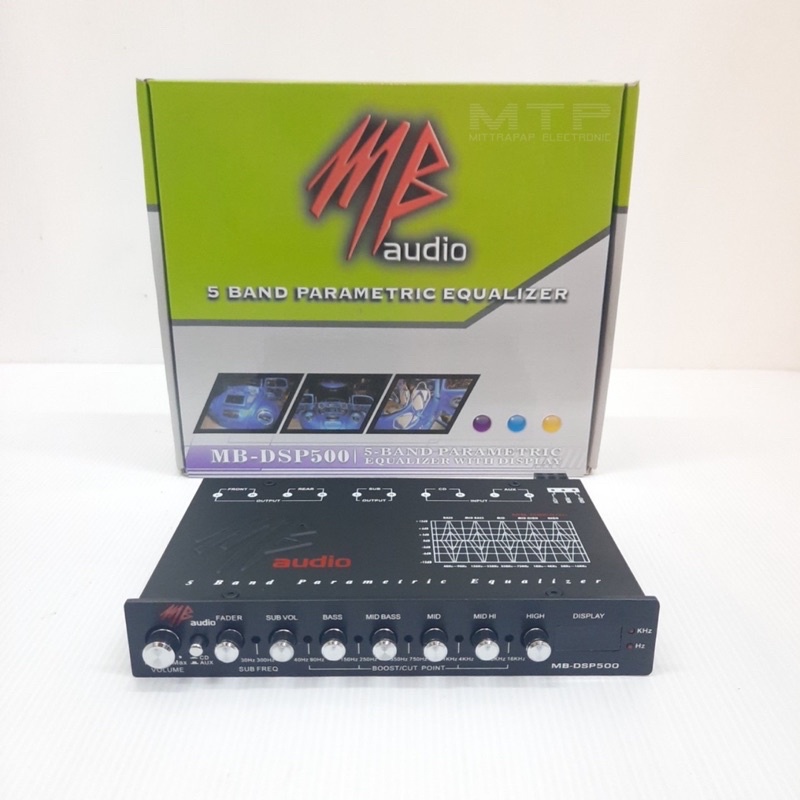ปรีแอมป์ 5 แบรนด์ MB รุ่น MB-DSP 500 ให้รายละเอียดเสียงได้อย่างครบถ้วน