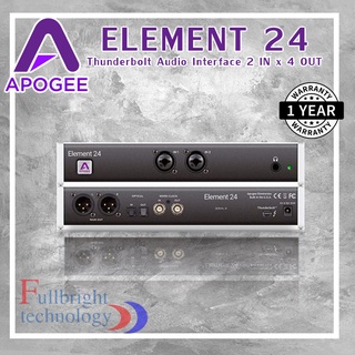 Apogee ELEMENT 24 : Thunderbolt Audio Interface 2 IN x 4 OUT รับประกันศูนย์ไทย 1 ปี