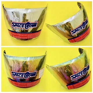 กระจกหน้าหมวก SPACECROWN KNIGHT อย่างดี มี 2 สี สีปรอทเงินกับสีปรอทรุ้ง หน้าหมวกกันน็อก KNIGHT หน้าหมวกกันน็อค