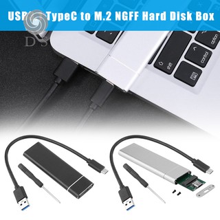 usb 3 . 1 type c to m . 2 pcie ssd กล่องอะแดปเตอร์สําหรับ sata ssd