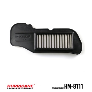 HURRICANE กรองอากาศสแตนเลส , ผ้าแดง Yamaha ( MioJ ) HM-8111