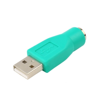 น้ำหนักเบา USB ชายสำหรับ PS2 หญิงสายแปลงอะแดปเตอร์สำหรับคอมพิวเตอร์พีซีแล็ปท็อปโน๊ตบุ๊คเมาส์คีย์บอร์ด