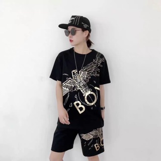 เสื้อยืดสกรีนทอง Boy London