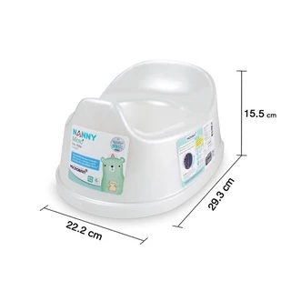 Nanny- กระโถนเด็ก Microban Nanny Micro+ กระโถนเด็ก ฝึกขับถ่ายสำหรับเด็ก รุ่น LIFESTYLE มี Microban ป้องกันแบคทีเรีย