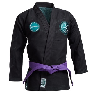 เสื้อยูนิฟอร์มบราซิลเลียนยูยิตสูรุ่น 900 OUTSHOCK BJJ UNIFORM JACKET 900 - BLACK