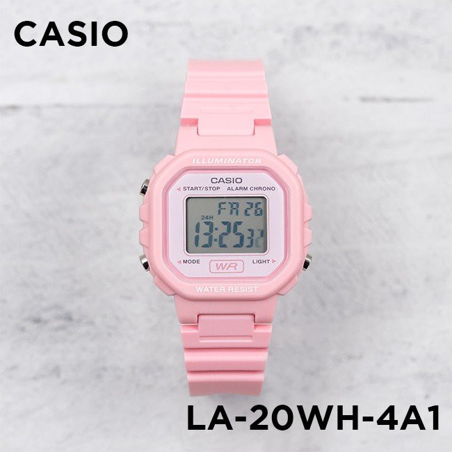แท้ศูนย์ CMG  100% Casio LA-20WH LA-20 LA-20WHS สุดฮิต นาฬิกาเด็ก แท้ศูนย์ 1 ปี(2A น้ำเงิน)