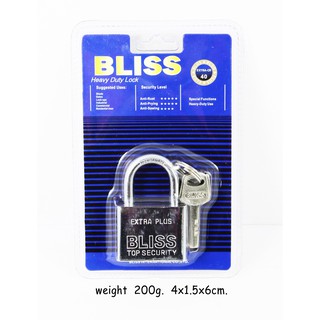 กุญแจBLISS 40mm. สั้น