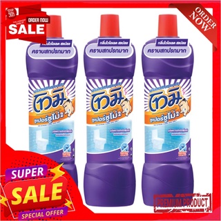 โทมิ น้ำยาล้างห้องน้ำ สีม่วง กลิ่นไวโอเล็ตสแปลช 850 มล. x 3 ขวดTomi Bathroom Cleaner Violet Splash 850 ml x 3 Bottles