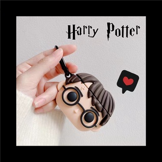 เคสหูฟังบลูทูธไร้สาย ซิลิโคนนิ่ม แบบป้องกัน ลายการ์ตูน พร้อมแหวนคล้อง สําหรับ AirPods 1 2 3 Pro