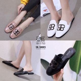 รองเท้าสลิปเปอร์เปิดส้น มี 4 สี #18-1753
