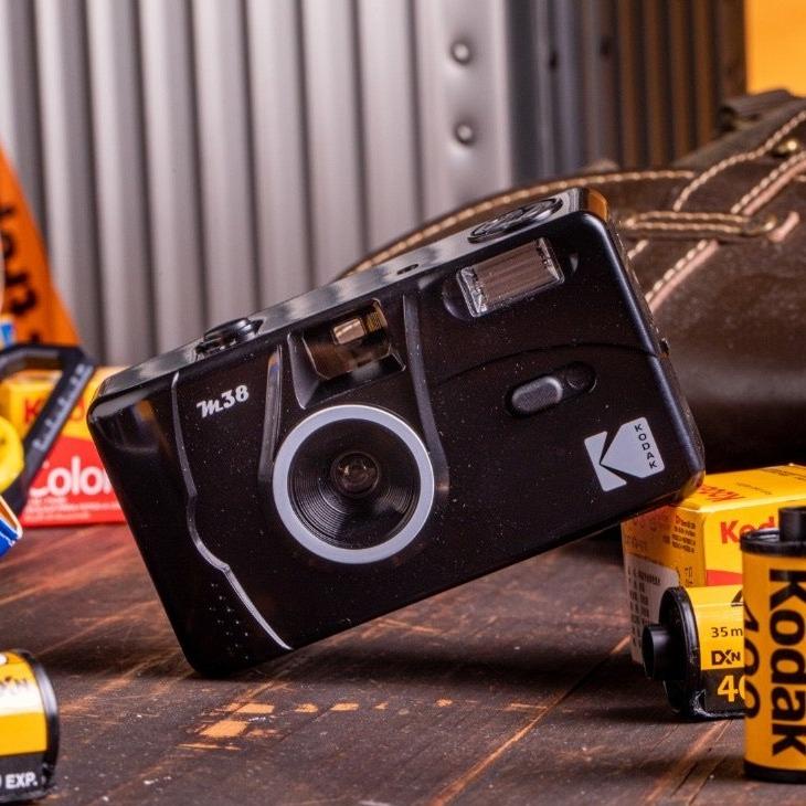 KODAK Vintage Retro M35 / M38 35 มม. กล้องฟิล์มแบบใช้ซ้ําได้ Sky Blue/ Yellow / Mint Green / Pink / Red / Grapefruit / Lavender Color - รูปที่ 7