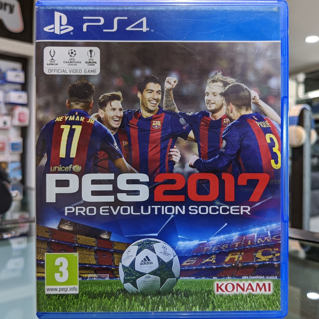 (ภาษาอังกฤษ) มือ2 PS4 PES 2017 เกมPS4 แผ่นPS4 มือสอง (เล่นกับ PS5 ได้ Pro Evolution Soccer Winning E