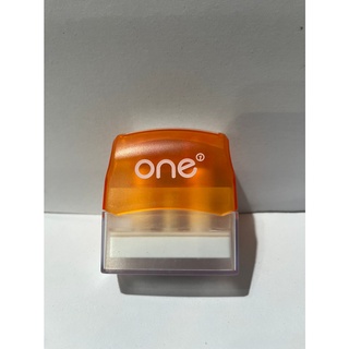 ตรายางหมึกในตัว ลงบัญชีแล้ว ONE Self-inking rubber stamp, registered ONE