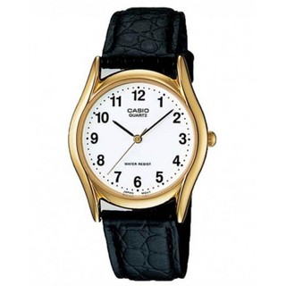 Casio นาฬิกาข้อมือผู้ชาย สายหนัง รุ่น MTP-1094Q-7B1-สีดำ